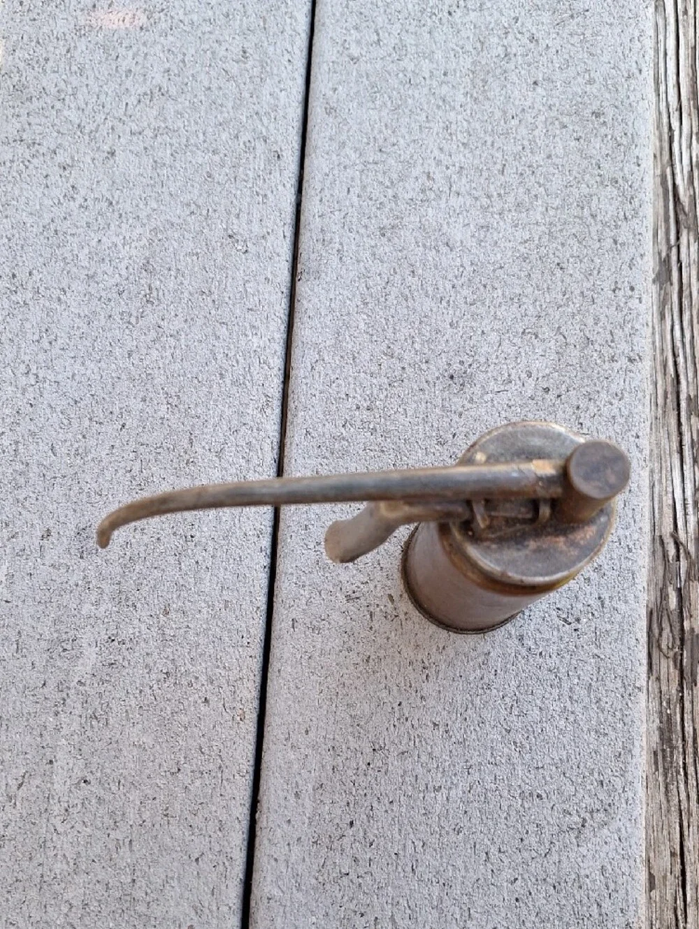 Vintage Brass Oil Can with Long Spout
